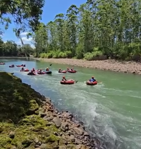 Detalhe interior azul
